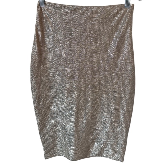 Laura Galic Metallic Stretch Skirt Size XS - Picture 5 of 6